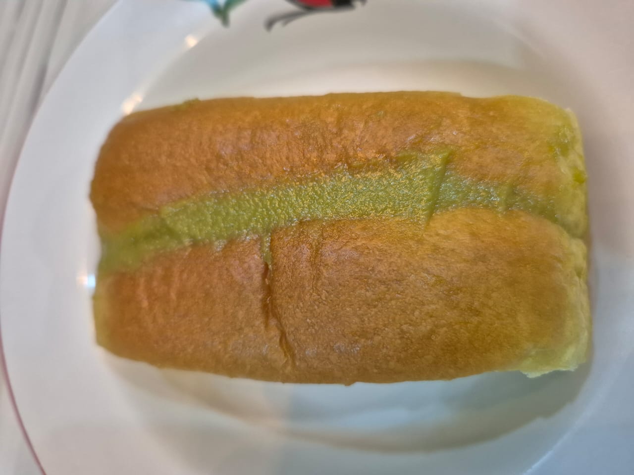 Roti Sisir Pandan Srikaya (Potong)