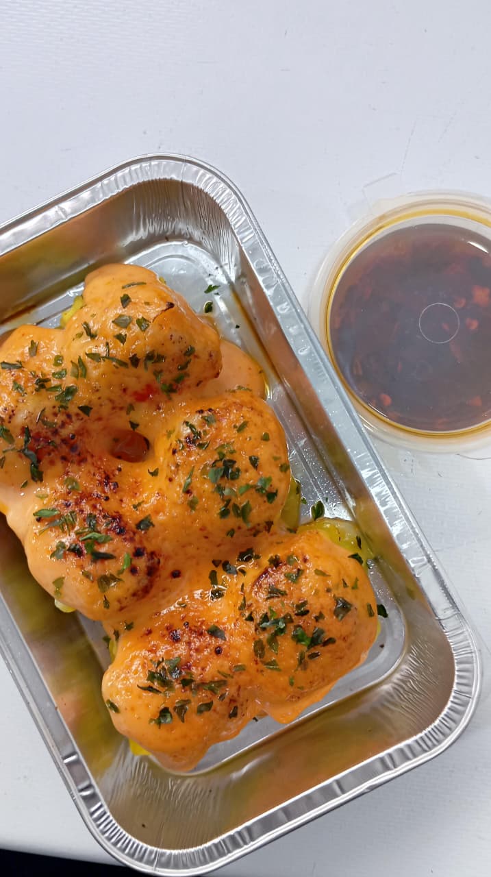 Dimsum Mentai with Chili Oil